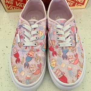 vans cat mermaid shoes